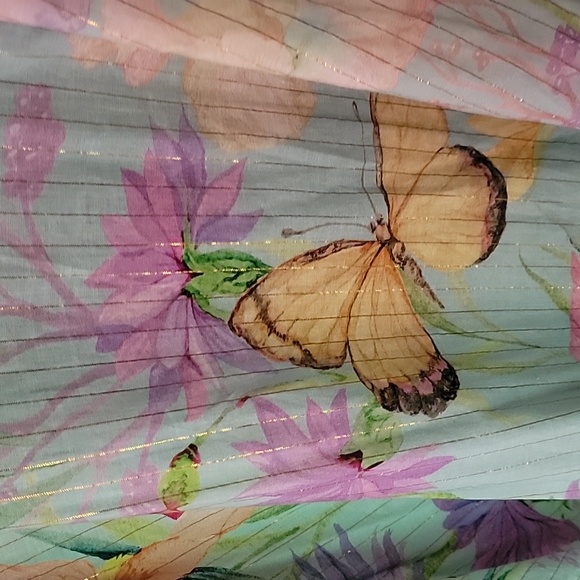 Aratta Iris Lurex Handbeaded Kimono One Size - Picture 4 of 6